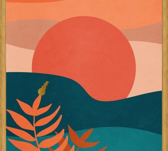 Cuadro A tropical landscape 1
