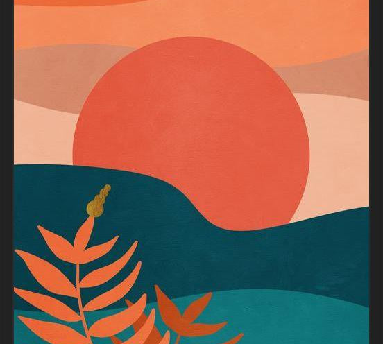 Cuadro A tropical landscape 1