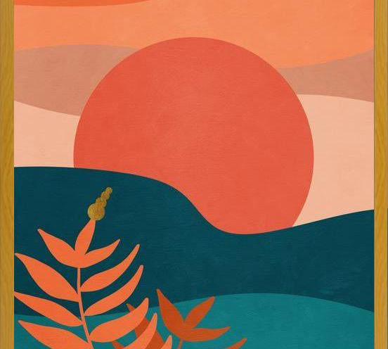 Cuadro A tropical landscape 1
