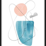 Cuadro Abstraction with gray lines 9