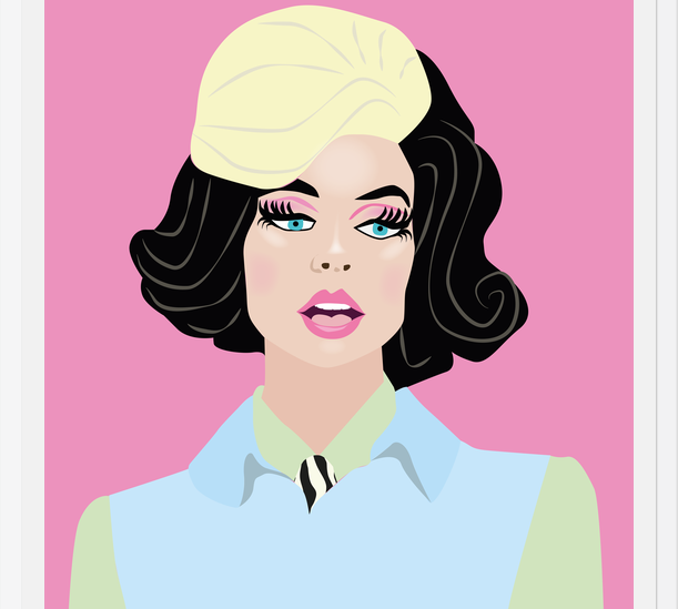 Cuadro Ilustración Cruela