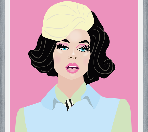 Cuadro Ilustración Cruela