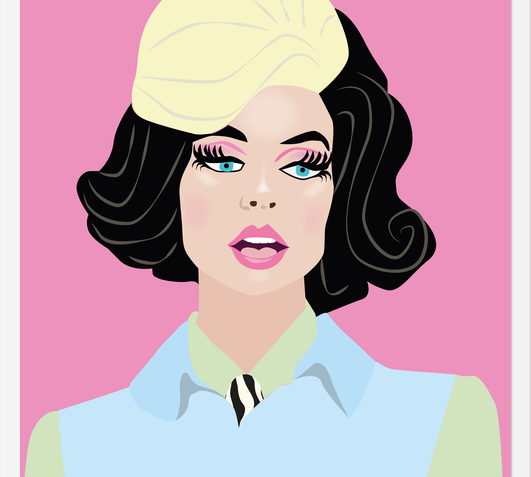 Cuadro Ilustración Cruela