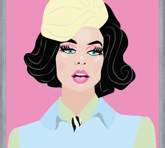 Cuadro Ilustración Cruela