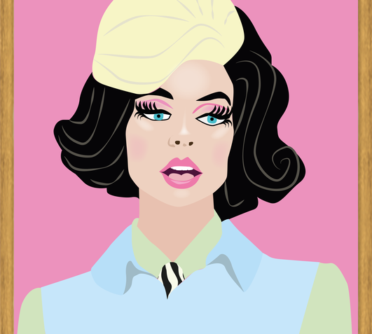 Cuadro Ilustración Cruela