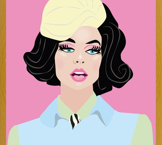 Cuadro Ilustración Cruela