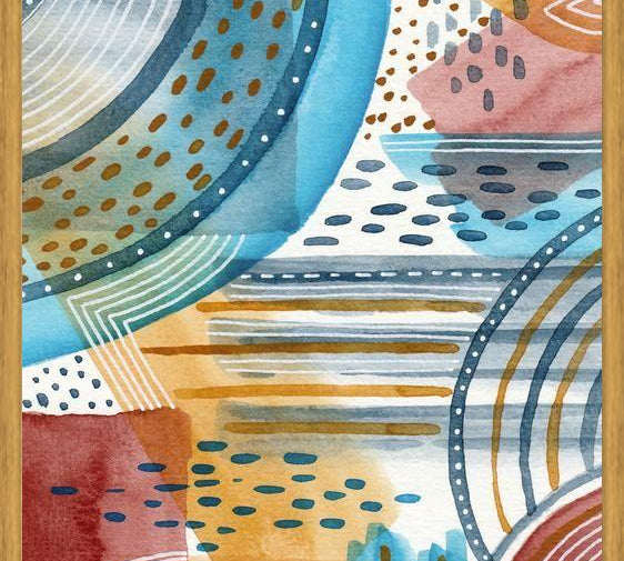 Cuadro Watercolor improvisation 05
