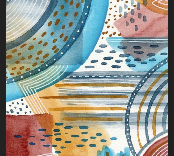 Cuadro Watercolor improvisation 05