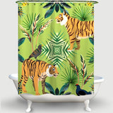 Cortina de Baño Jungle Love Tigers