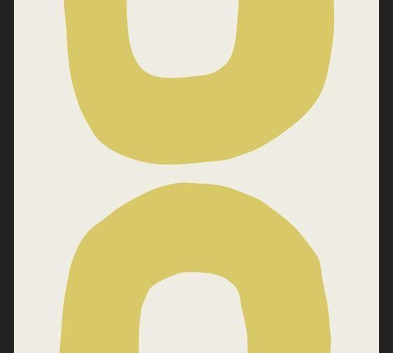 Cuadro Simple shapes in soft tones 4