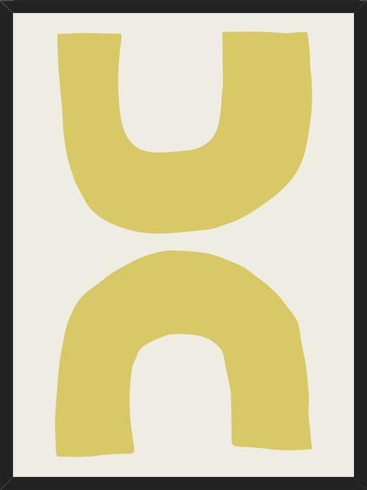 Cuadro Simple shapes in soft tones 4