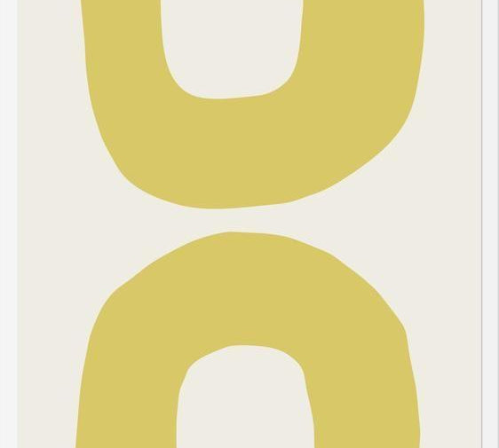 Cuadro Simple shapes in soft tones 4