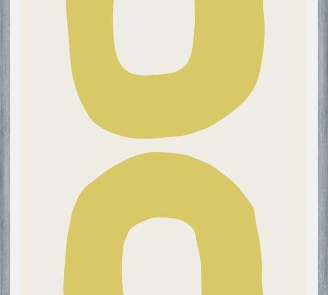 Cuadro Simple shapes in soft tones 4