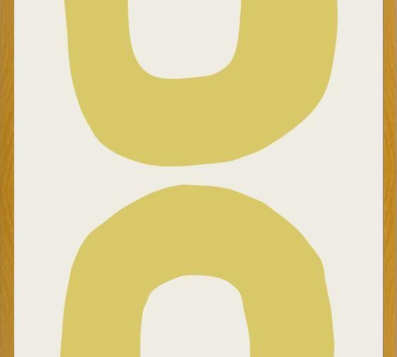 Cuadro Simple shapes in soft tones 4