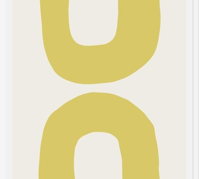 Cuadro Simple shapes in soft tones 4