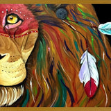 Cuadro leon indio