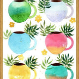 Cuadro Tazas de Colores