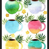 Cuadro Tazas de Colores