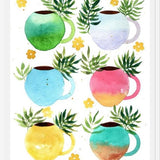 Cuadro Tazas de Colores