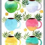 Cuadro Tazas de Colores