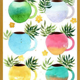 Cuadro Tazas de Colores