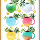 Cuadro Tazas de Colores
