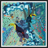 Cuadro Toucan and hummingbird