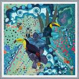 Cuadro Toucan and hummingbird