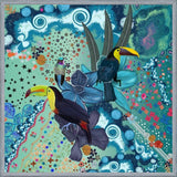 Cuadro Toucan and hummingbird