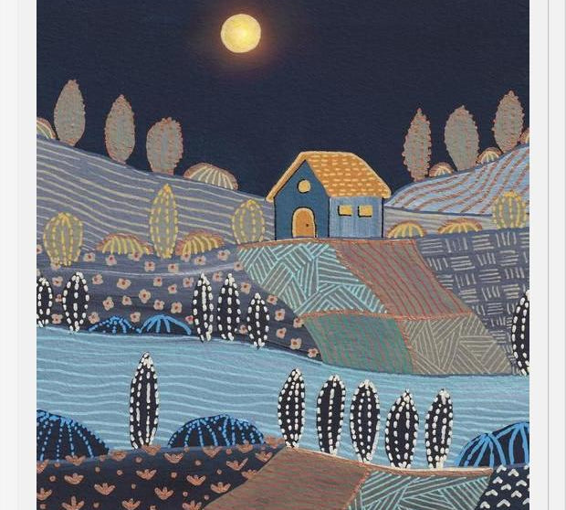 Cuadro Midnight landscape