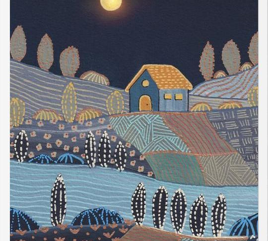 Cuadro Midnight landscape