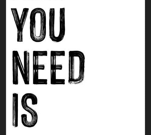 Cuadro All you need is less
