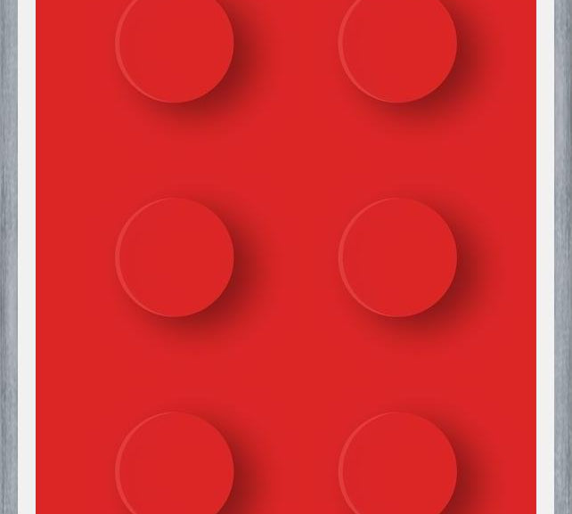 Cuadro Brick Toy - Red