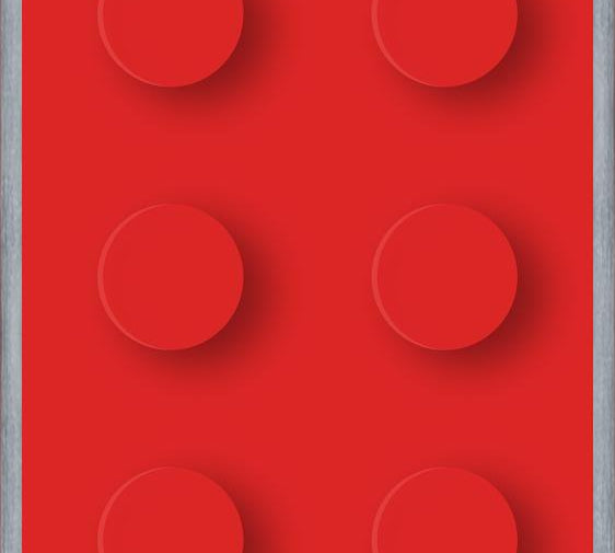 Cuadro Brick Toy - Red
