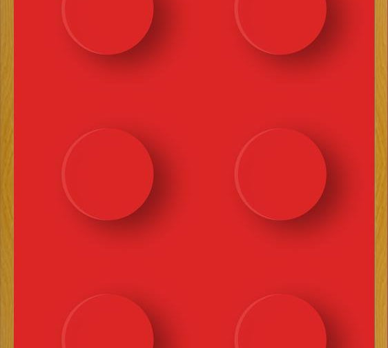 Cuadro Brick Toy - Red