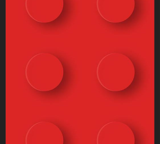 Cuadro Brick Toy - Red