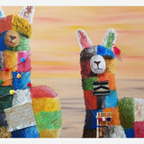 Cuadro Alpacas