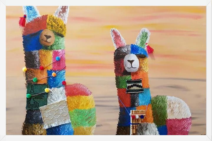 Cuadro Alpacas