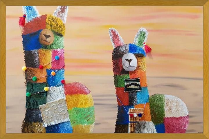 Cuadro Alpacas