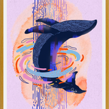 Cuadro Ballena Colores