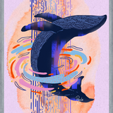 Cuadro Ballena Colores