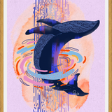 Cuadro Ballena Colores