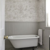 Papel Mural Vintage Nature Gray
