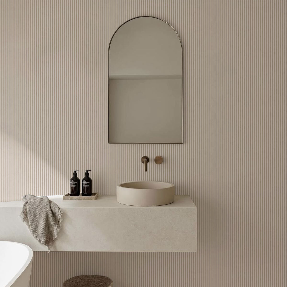 Papel Mural Ram Smoky Brown