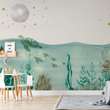 Papel Mural Bajo el mar y las estrellas