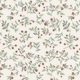 Mantel de Hule Botanical Red