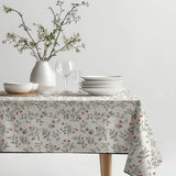 Mantel de Hule Botanical Red