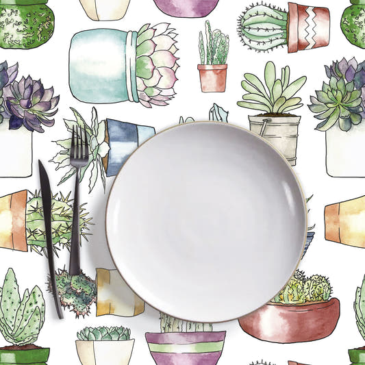 Mantel de Hule Cactus Time