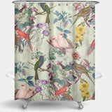 Cortina de Baño FLORAL AND BIRDS XII-II