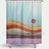 Cortina de Baño Trippy Landscape 8